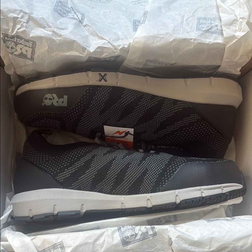 Timberland PRO Black and White Athletic Shoes